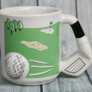Vintage Golf Club 3-D 12oz Ceramic Mug
